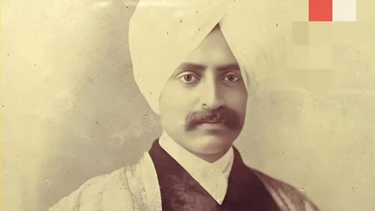 A vintage photograph of Raja Bhuri Singh, the ruler who commissioned the first hydropower project in North India